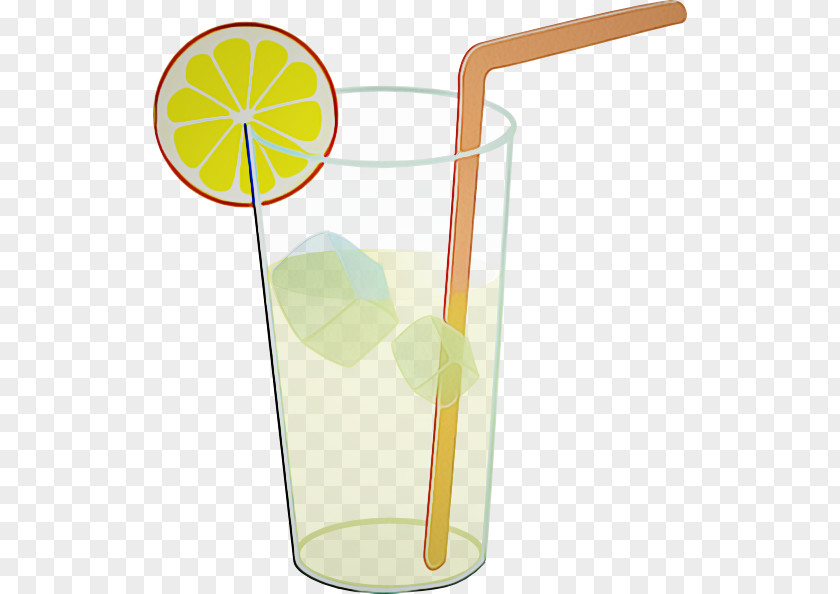 Cocktail Citrus Drinking Straw Drink Highball Glass Lime PNG