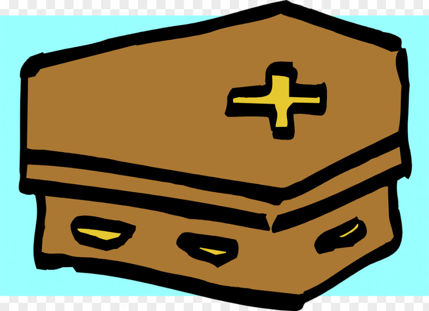 Coffin Vector Clip Art PNG