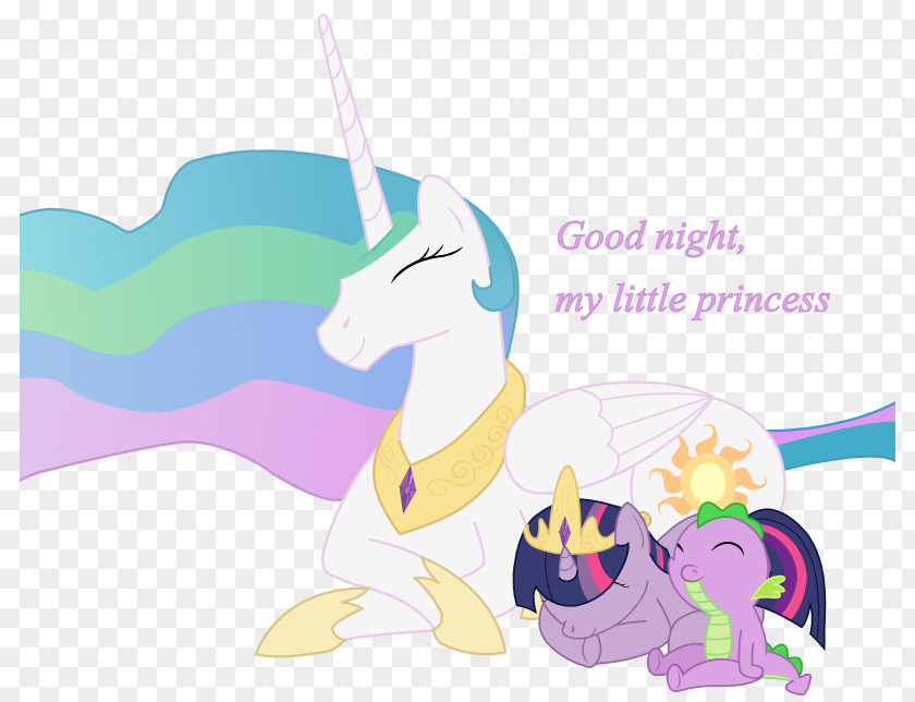 Good Night Princess Celestia Luna Twilight Sparkle Rainbow Dash Pony PNG