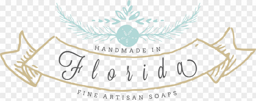 Handmade Soap Florida Brand Logo Second World War Font PNG