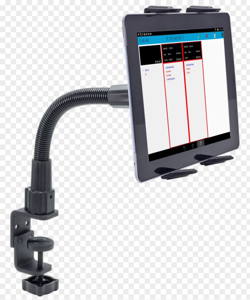 Microphone C-clamp Tablet Computers Telephony PNG