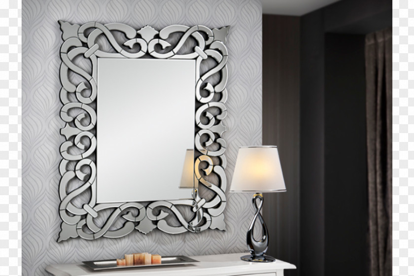 Mirror Bedside Tables Miroir Dans L'art Décoration Glass PNG