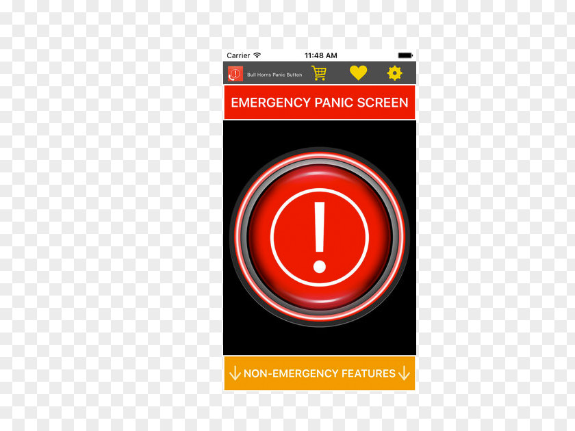 Panic Button App Store Download Screenshot Review PNG