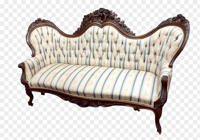 Chair Chaise Longue Rococo Revival Couch Loveseat PNG