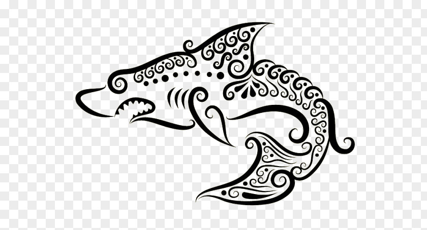 Creative Sharks Shark Ornament Drawing Clip Art PNG