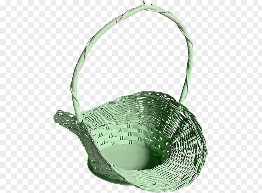 Green Bamboo Pick Basket Free To Pull The Image Wicker Canasto PNG