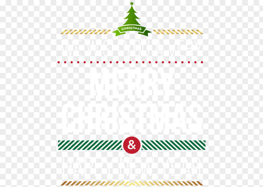 Merry Christmas Label New Year's Day Wish Clip Art PNG