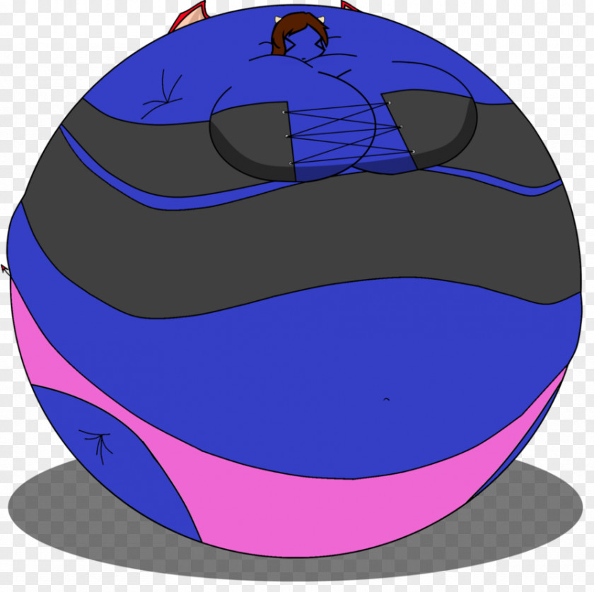 Blueberry Cobalt Blue Electric Sphere PNG