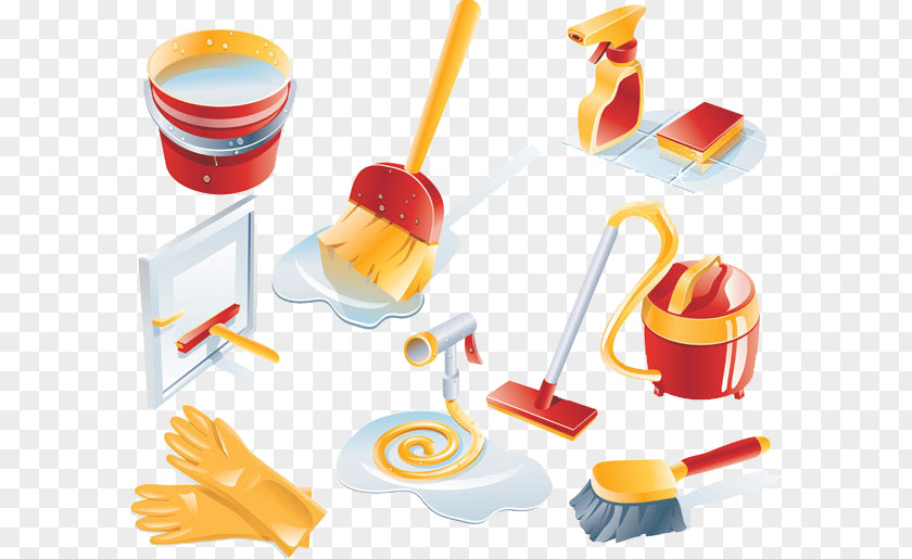 Cleaning Tools Cleaner Maid Service Euclidean Vector PNG