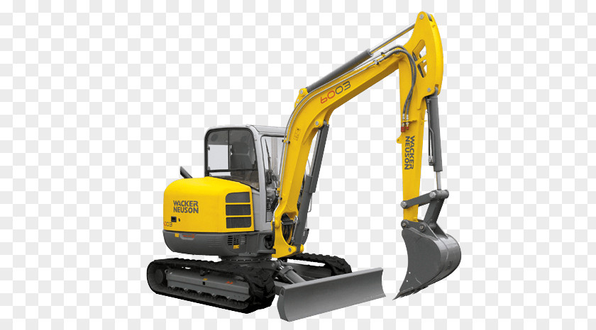 Excavator Compact Heavy Machinery Wacker Neuson Loader PNG