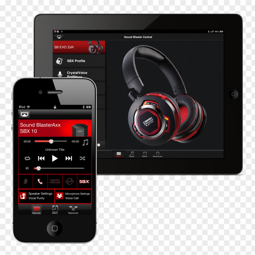 Headphones Audio Headset Creative Sound Blaster EVO ZxR PNG