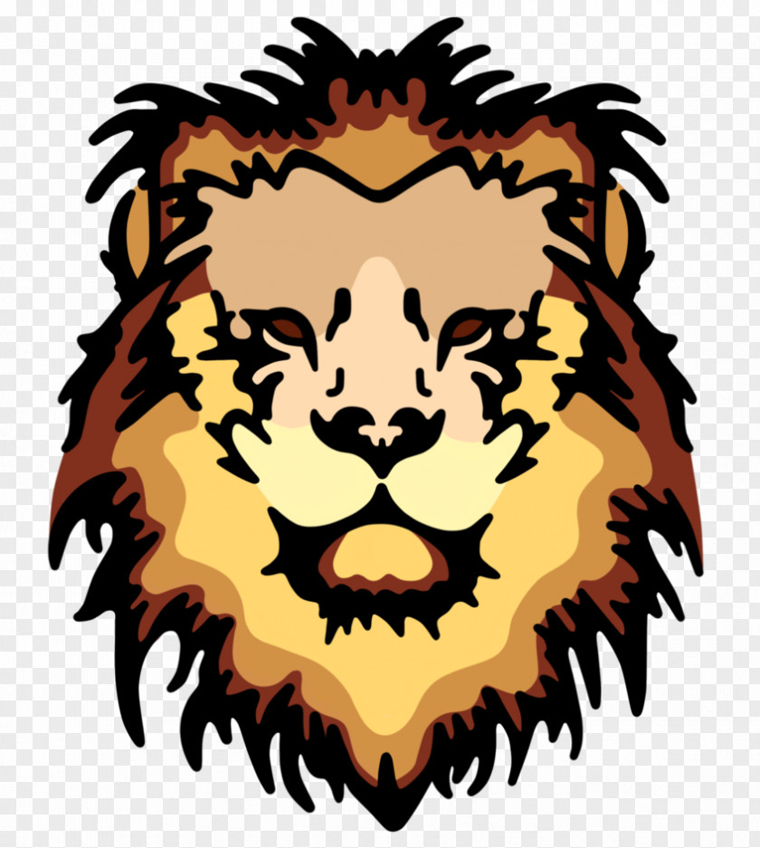 Lion Tiger Machine Embroidery PNG