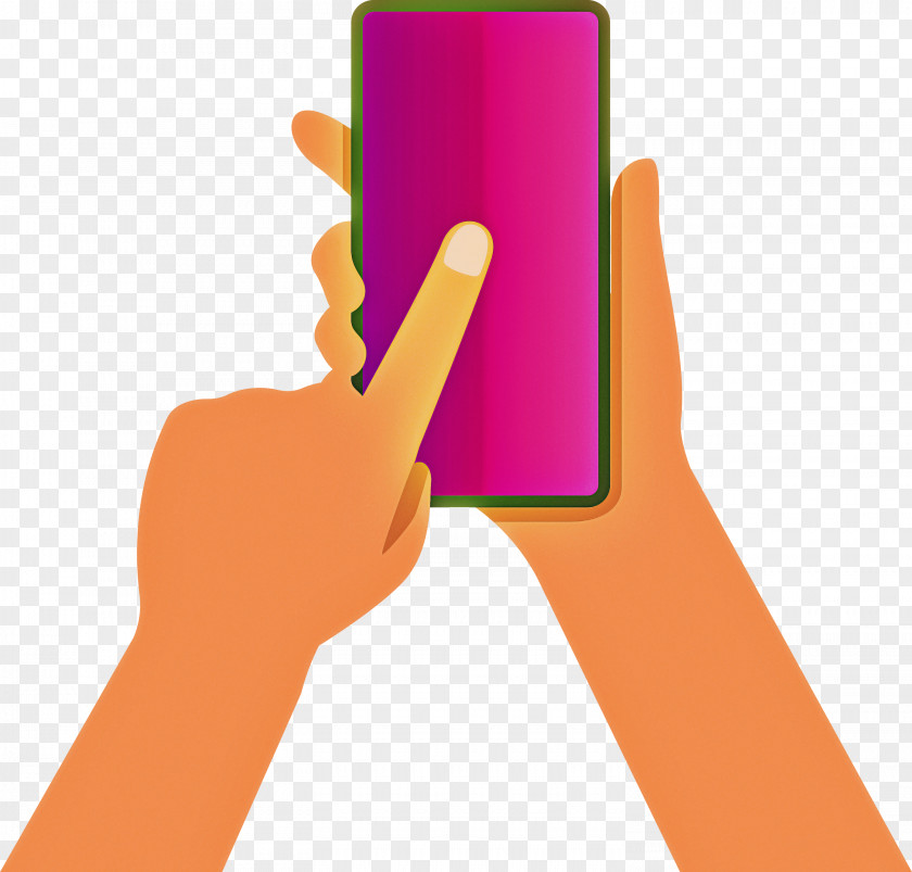 Smartphone Hand PNG