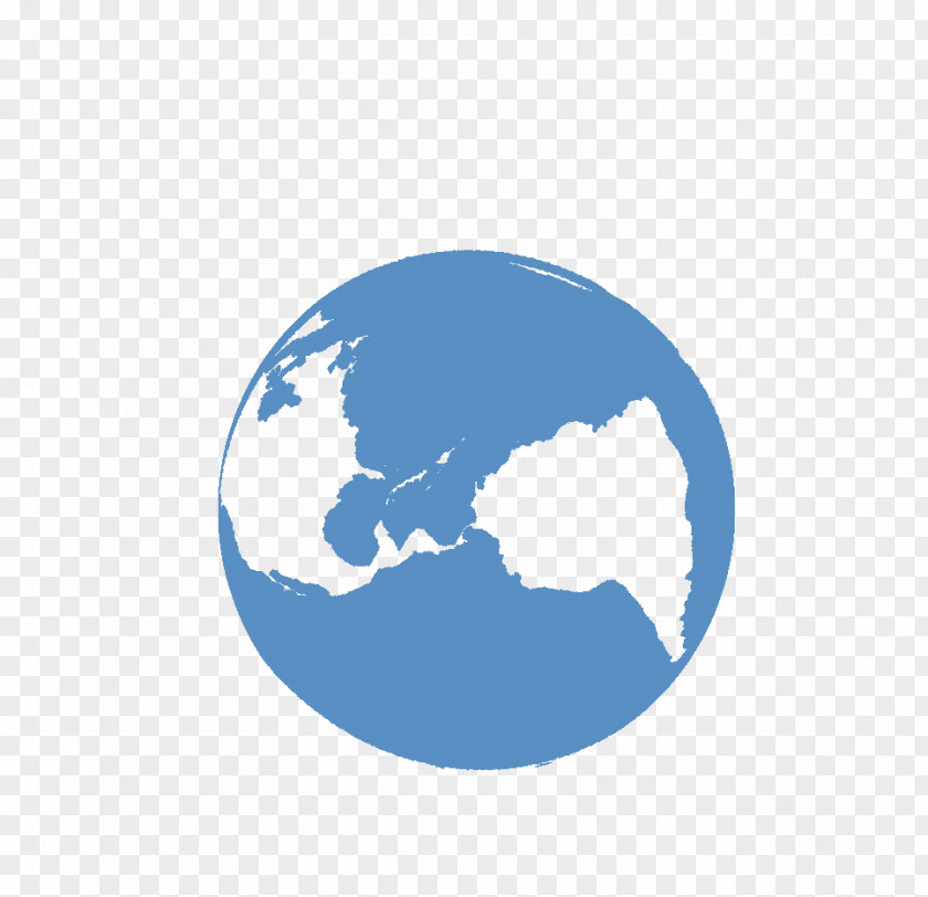 Blue Earth Logo Graphic Design Download PNG