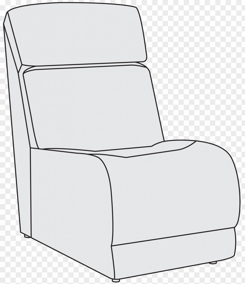Chair White Line PNG