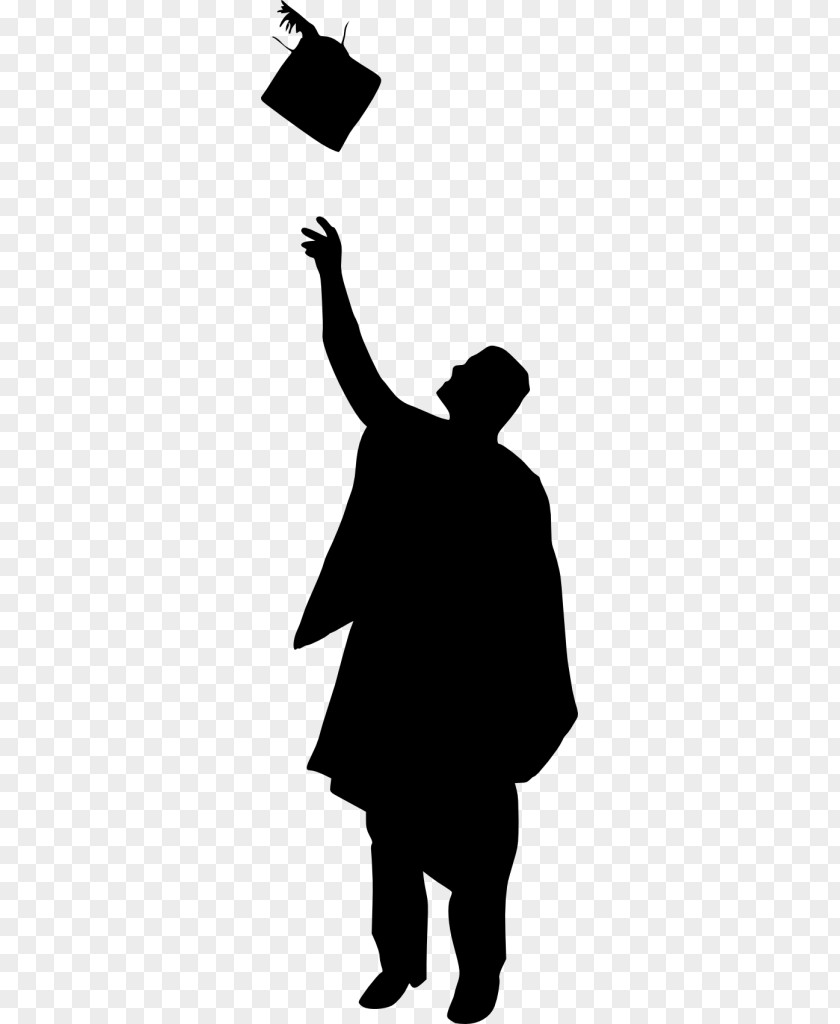 Clip Art Graduation Ceremony Silhouette Image PNG