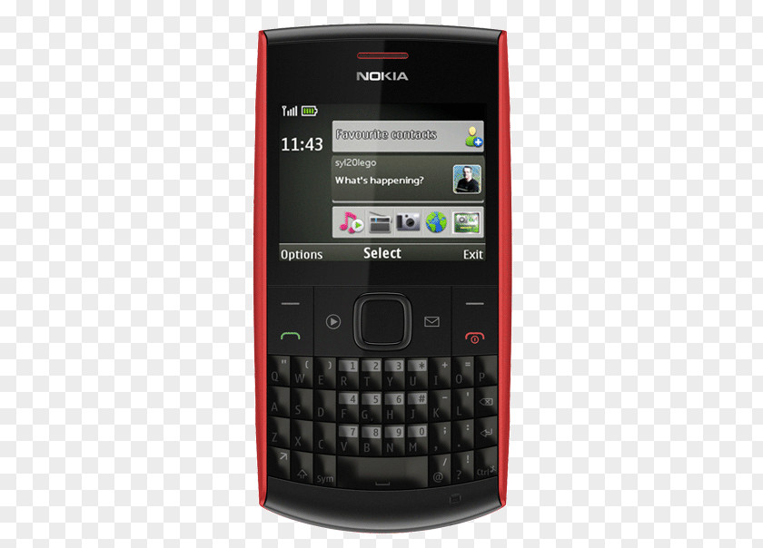 Digicam Nokia X2-02 X2-00 QWERTY 諾基亞 PNG