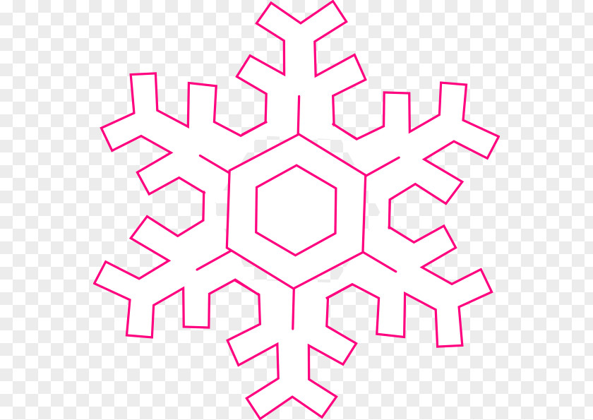 Snowfkals Vector Snowflake Outline Clip Art PNG