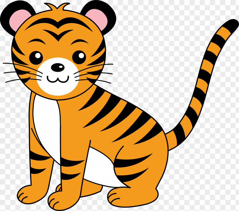 Baby Animal Cliparts Bengal Tiger Free Content Clip Art PNG