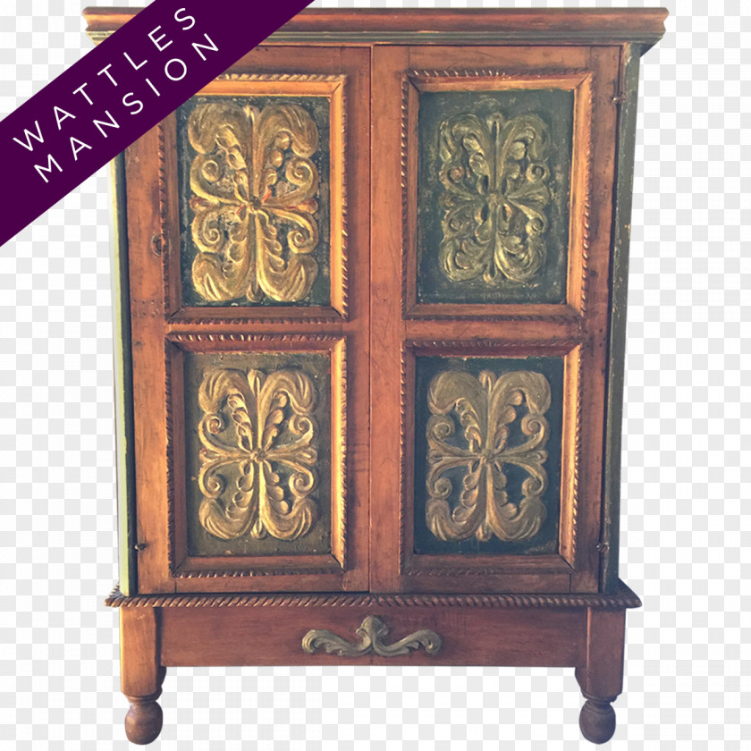 Cupboard Buffets & Sideboards Wood Stain Antique PNG