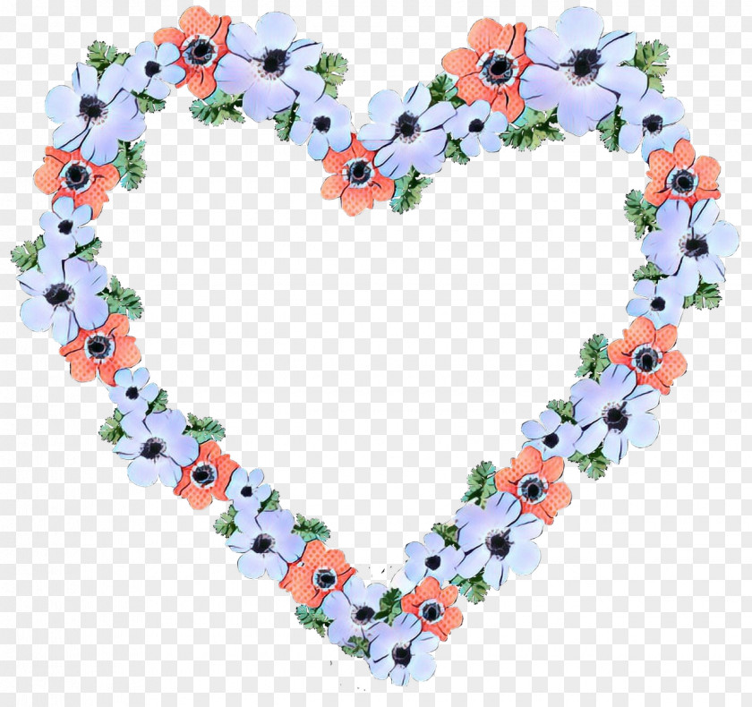 Flower Lei Heart Fashion Accessory Jewellery Necklace Bead PNG