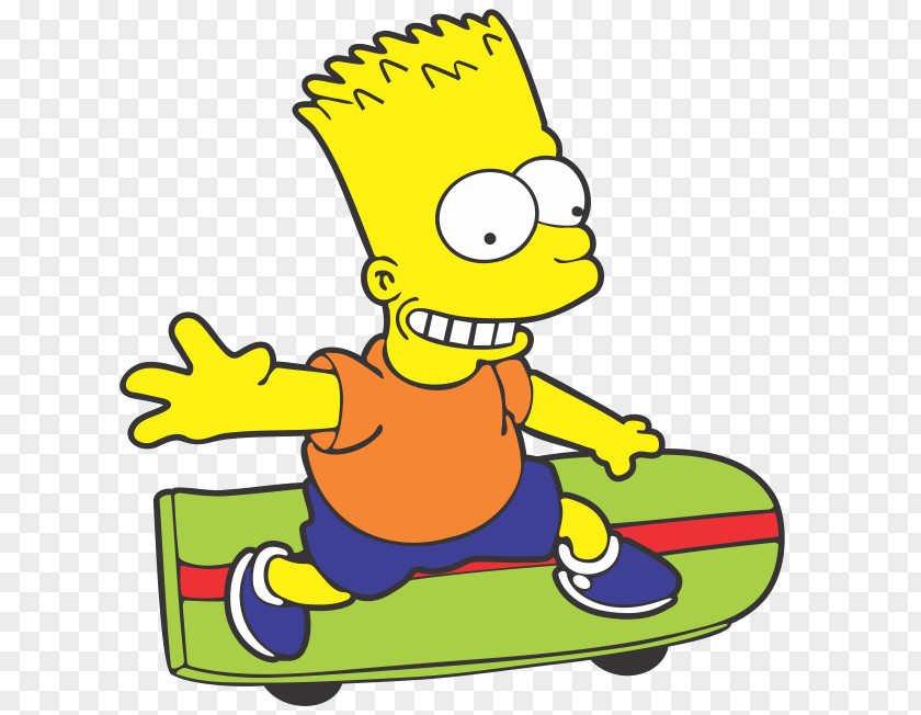 Leaving Bart Simpson Lisa Skateboarding PNG