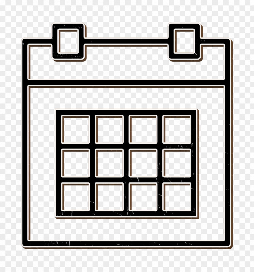 Rectangle March Date Icon PNG