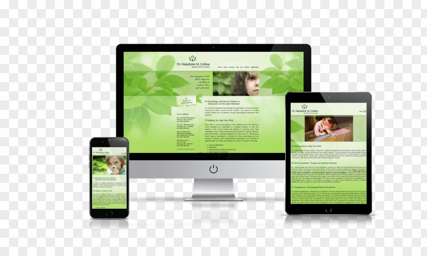 Responsive Web Design Mockup PNG