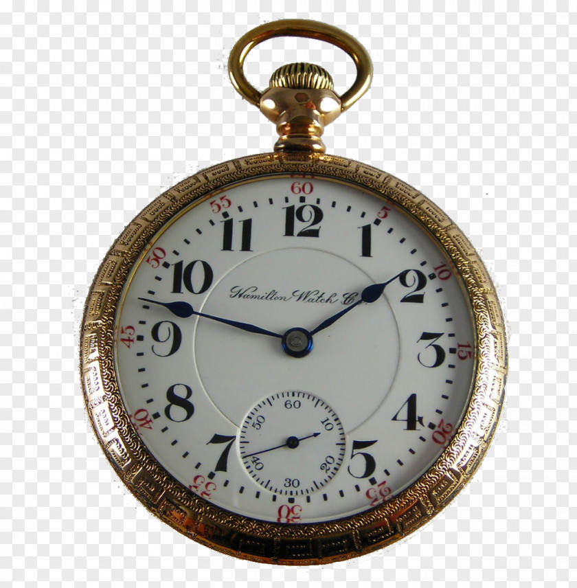 Watch Pocket Clock Hamilton Company PNG