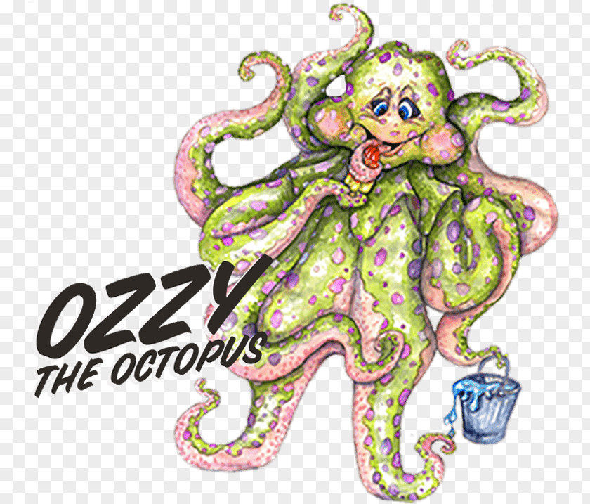 Birthday Octopus's Garden Cephalopod PNG