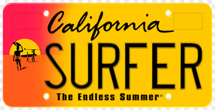 Car Vehicle License Plates Surfing Heritage And Culture Center The Endless Summer California Department Of Motor Vehicles PNG