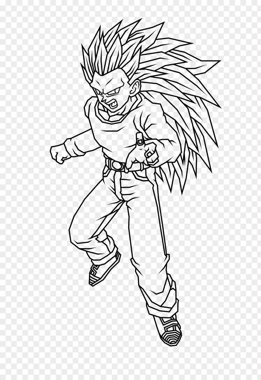 Dragon Ball Gotenks Goku Drawing Trunks PNG