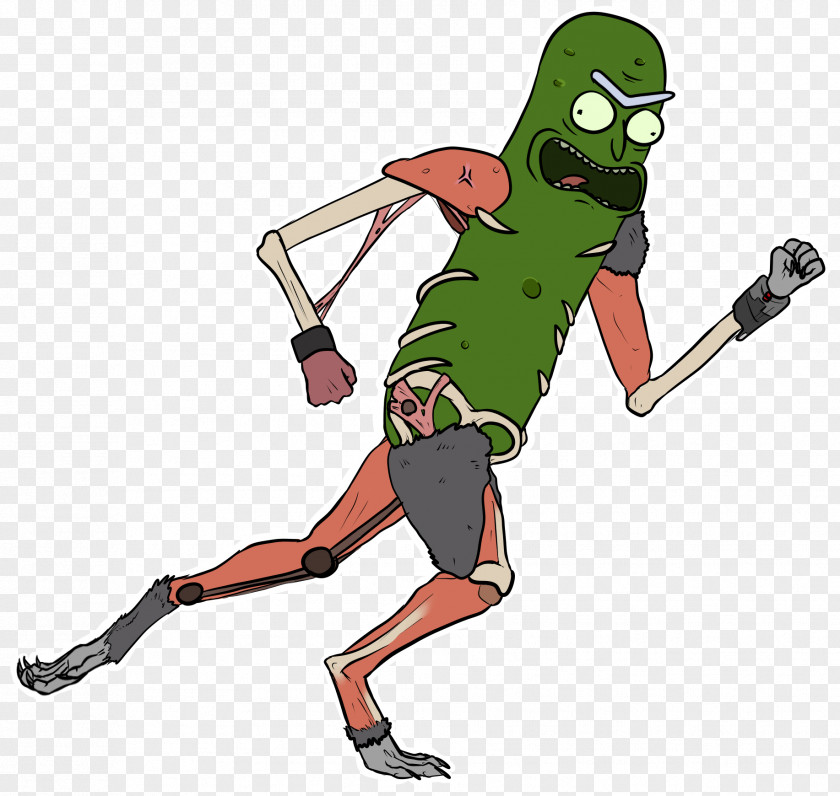 Rick And Morty Pickle Pickled Cucumber Smith Sanchez Suit PNG