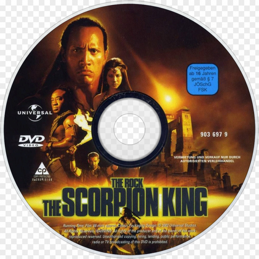 Scorpion King The Dwayne Johnson DVD Hollywood PNG