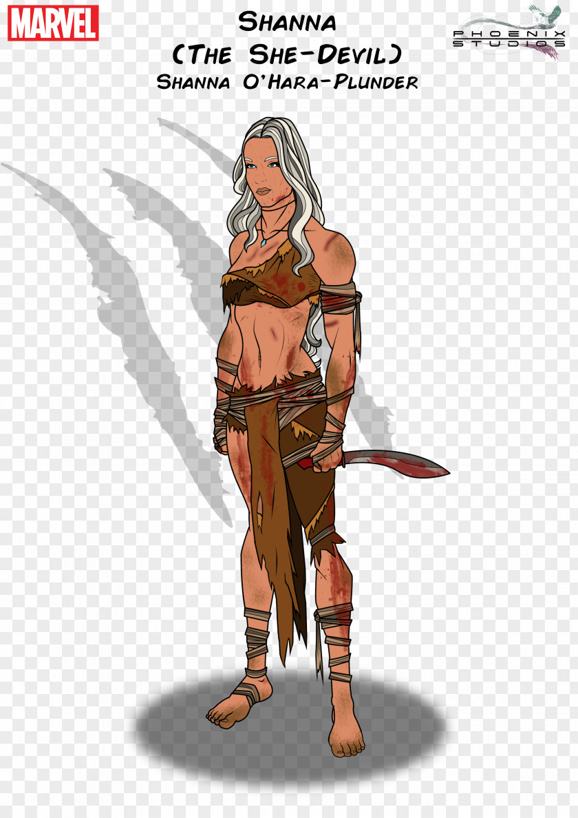 Shanna The Shedevil Marvel Vs. Capcom 3: Fate Of Two Worlds Costume Design Cartoon Fiction PNG