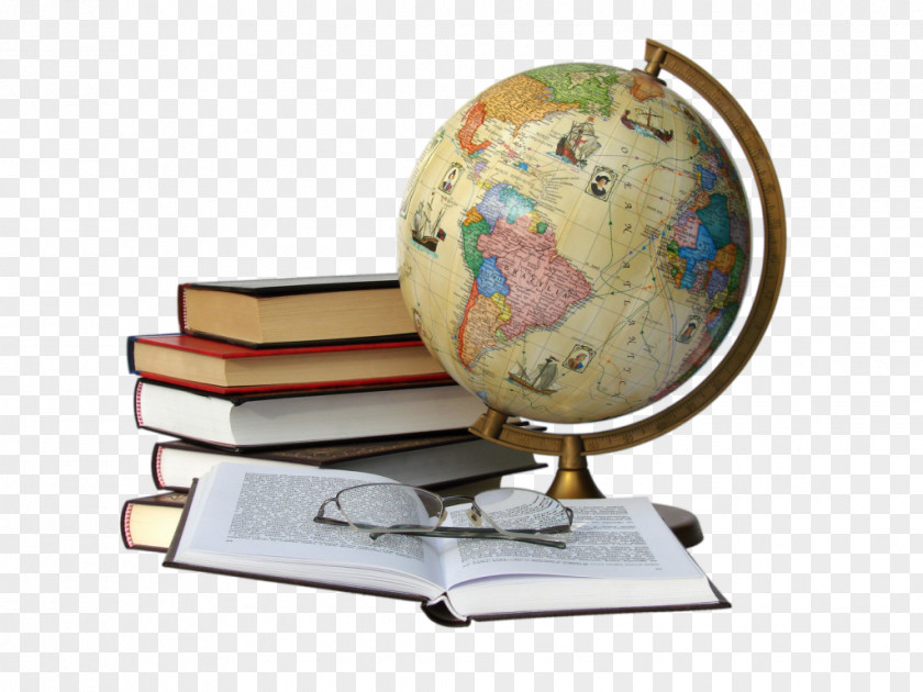 World Map Book Library PNG