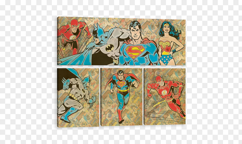 Black Panther Paw Logo Flash Superman Batman Comic Book Art PNG