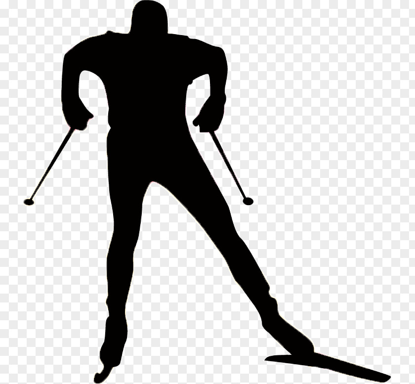 Cross Silhouette Ski Poles Cross-country Skiing PNG