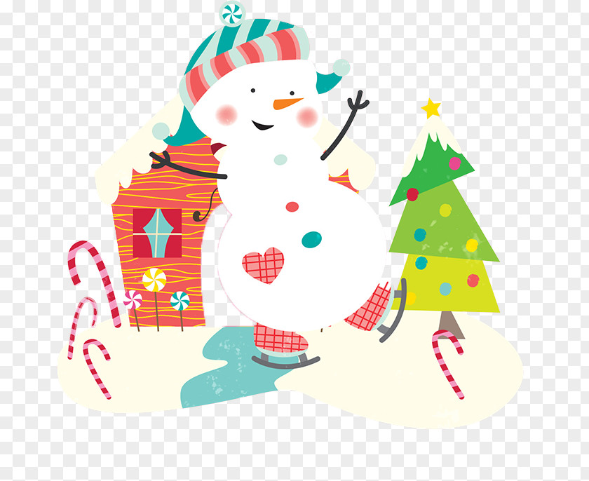 Happy Little Snowman Material Picture Download Hat PNG