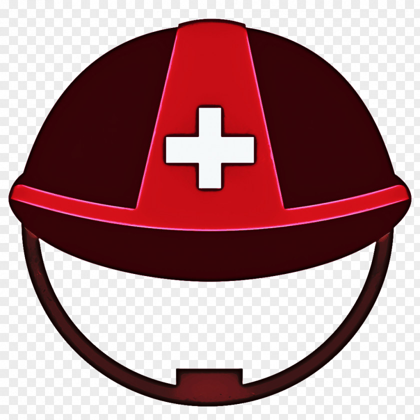 Cap Cross Red Background PNG