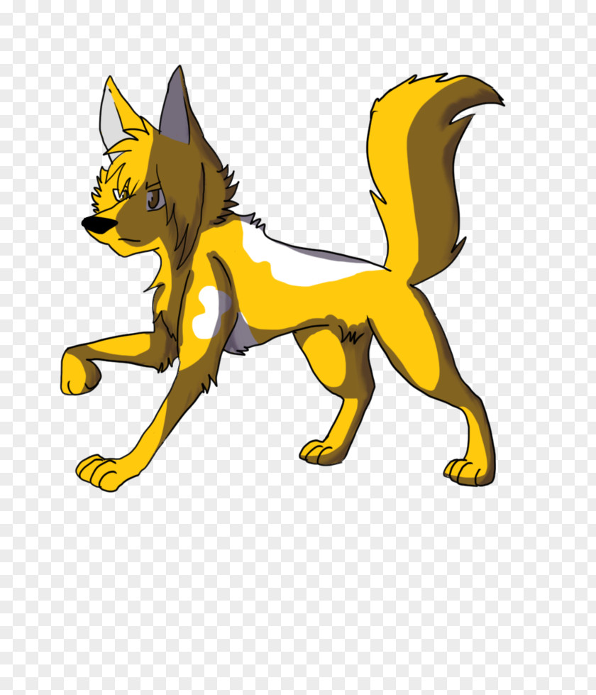 Cat Red Fox Cartoon Tail Character PNG
