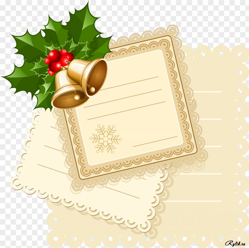 Christmas Paper Santa Claus Letter Painting PNG