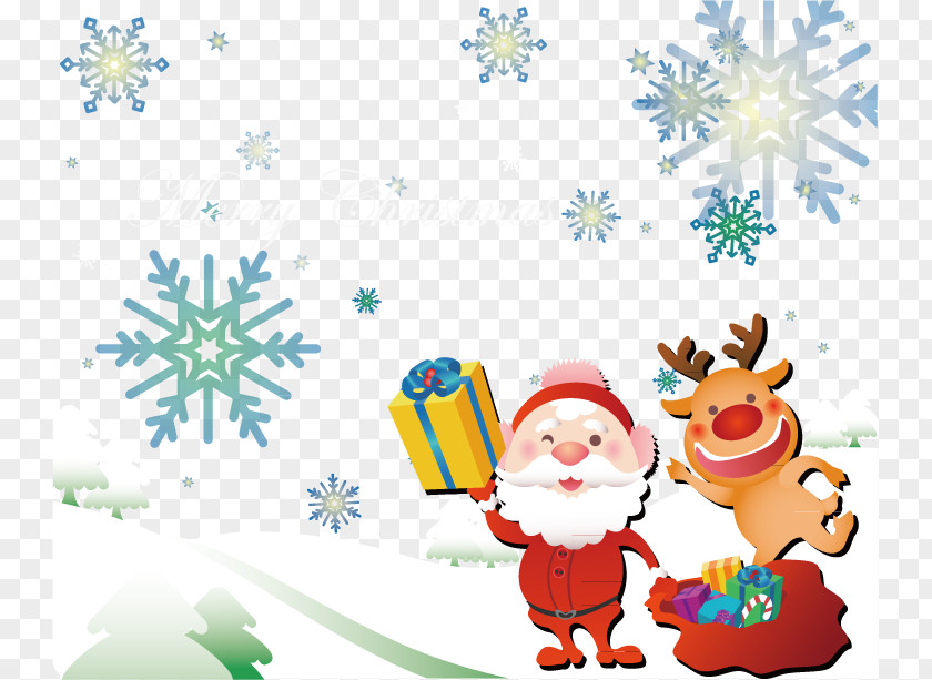 Creative Christmas Santa Claus Template Gift PNG