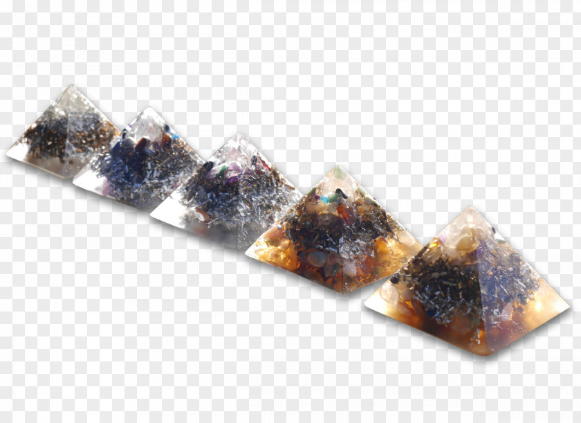 Crystal Pyramid Mineral Electromagnetic Radiation Hoodoo Energy Orgone PNG