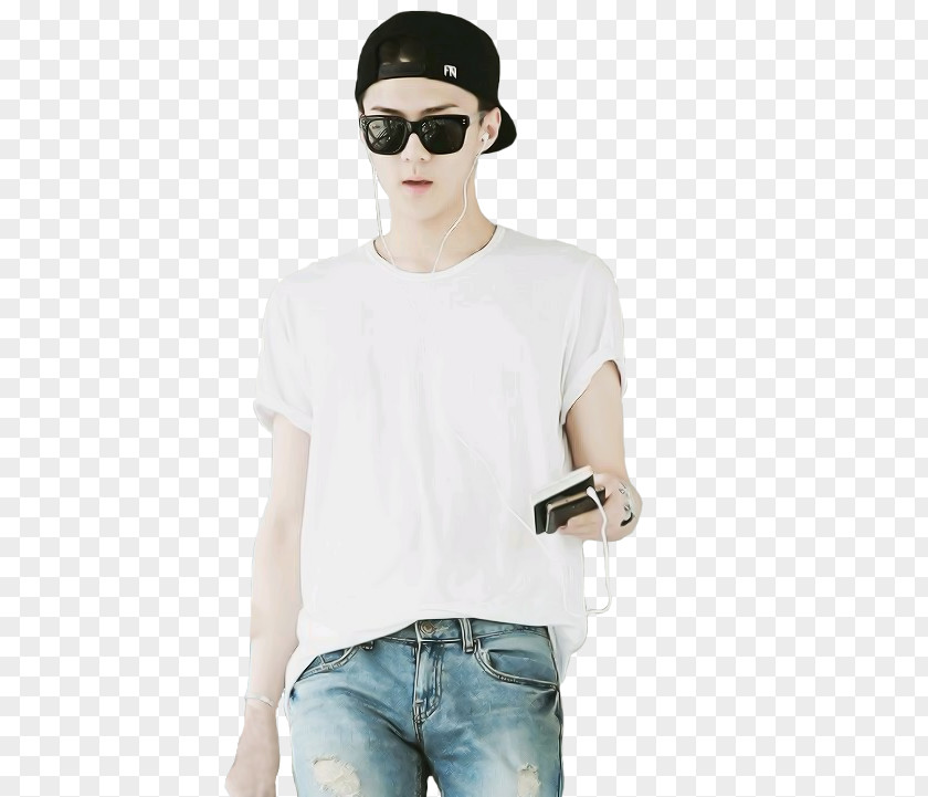 Sehun T-shirt EXO K-pop Sunglasses PNG