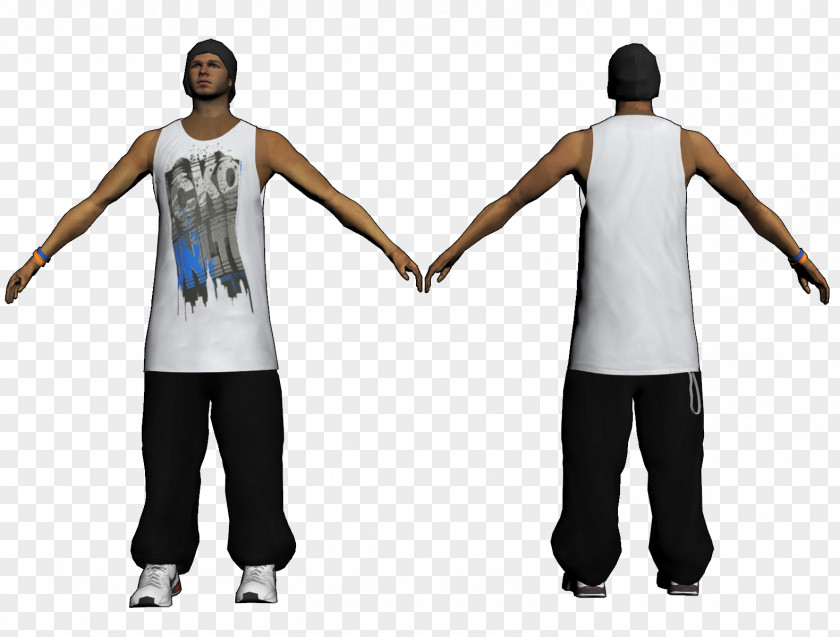 T-shirt Grand Theft Auto: San Andreas Srch Shoulder Mod PNG