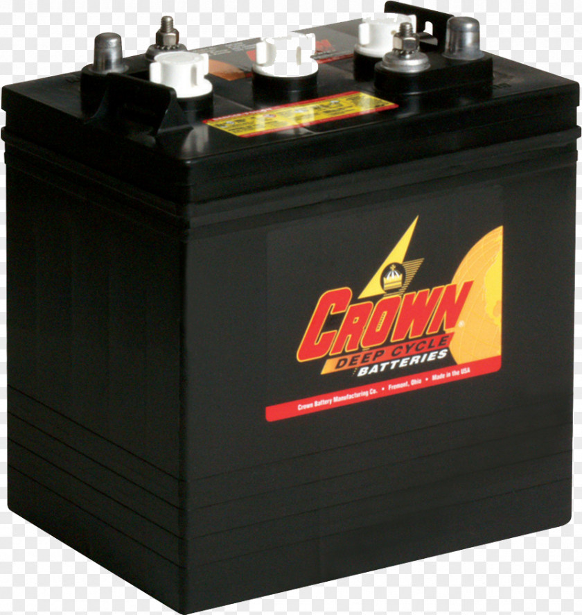Deep Cycle Battery Deep-cycle Electric Crown Manufacturing Company Automotive Ampere Hour PNG
