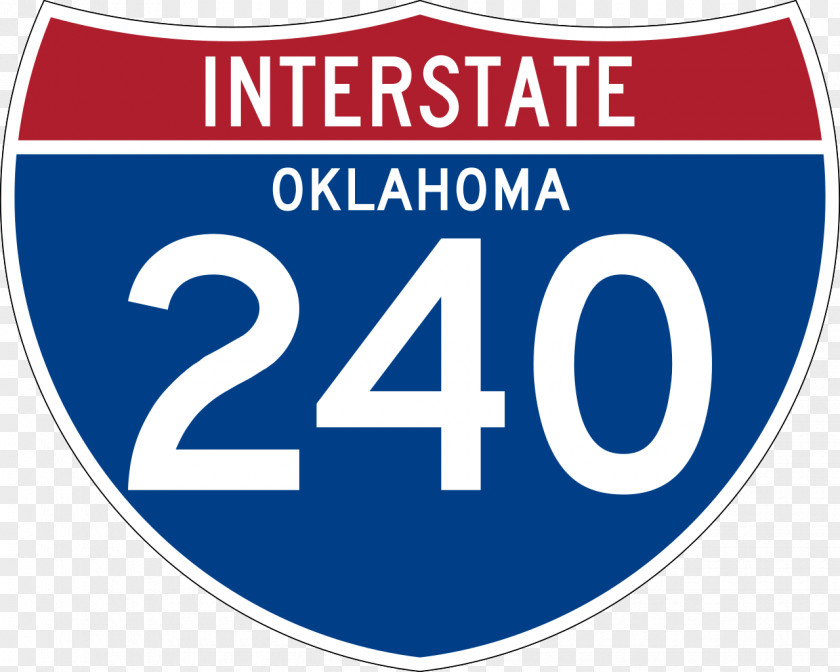 Interstate 235 244 240 US Highway System Logo PNG