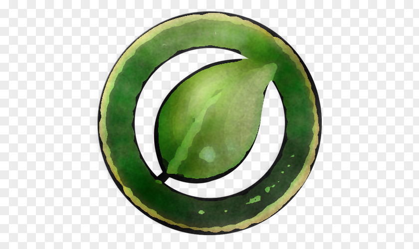 Symbol Logo Green Jade Circle Plant Oval PNG