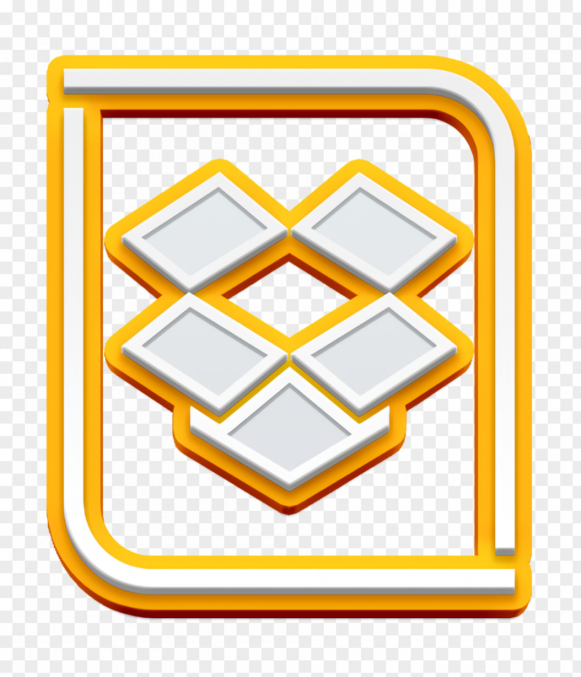 Yellow Sharing Icon Cloud Dropbox Share PNG